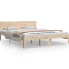 vidaXL Massivholzbett Kiefer 160x200 cm1137078
