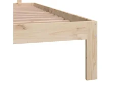 vidaXL Massivholzbett Kiefer 160x200 cm1137078