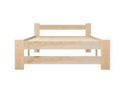 New vidaXL Massivholzbett Kiefer 90x200 cm649440