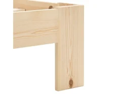 Outlet vidaXL Massivholzbett Kiefer 140x200 cm617170