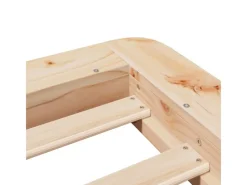 vidaXL Massivholzbett ohne Matratze 90x200 Kiefernholz2102610