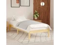 Discount vidaXL Massivholzbett 90x190 cm 3FT Single1134883