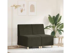 vidaXL Modulares Sofa ohne Armlehnen 2 Stk 55 x 74 x 82 cm 3399791