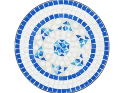 Online vidaXL Mosaik-Bistrotisch und Weiß Ø50x70 cm Keramik 4003399 Blau