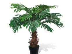 Sale vidaXL Naturgetreue Künstliche Cycus-Palme mit Topf 80 cm