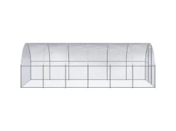 vidaXL Outdoor-Hühnerstall 3x6x2 m Verzinkter Stahl Modell 1