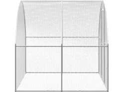 Clearance vidaXL Outdoor-Hühnerstall 3x10x2 m Verzinkter Stahl Modell 2