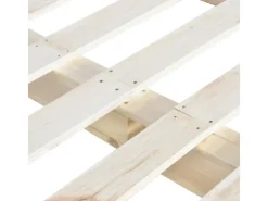 Best vidaXL Palettenbett Massivholz Kiefer 200x200 cm619014