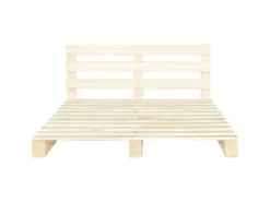 Best vidaXL Palettenbett Massivholz Kiefer 200x200 cm619014