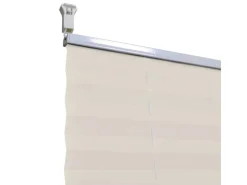 vidaXL Plissee Faltrollo Rollo Plisseerollo 100x150cm Creme