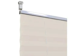 vidaXL Plissee Faltrollo Rollo Plisseerollo 70x150cm Creme