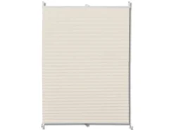 vidaXL Plissee Faltrollo Rollo Plisseerollo 110x125cm Creme