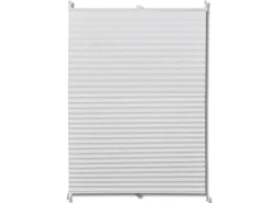 vidaXL Plissee Faltrollo Rollo Jalousie Plisseerollo klemmen 40x200cm Weiß