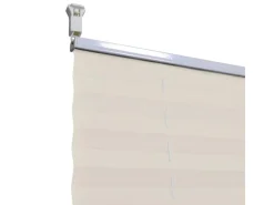 vidaXL Plissee Faltrollo Rollo Plisseerollo 110x100cm Creme