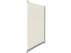 vidaXL Plissee Faltrollo Rollo Plisseerollo 110x100cm Creme