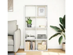 Best vidaXL Raumteiler Bücherregal Weiß 69,5 x 29 x 137,5 cm Holzwerkstoff 858021