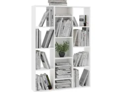 Outlet vidaXL Raumteiler/Bücherregal Weiß 100x24x140 cm Holzwerkstoff