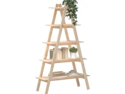 Online vidaXL Regal mit 5 Böden A-Form 110x40x180,5 cm Massivholz Kiefer