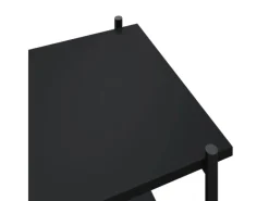 Best vidaXL Regal mit 4 Böden Schwarz 80x40x130 cm