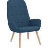 Sale vidaXL Relaxsessel Blau Stoff 4102646