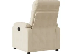 vidaXL Relaxsessel Elektrisch Creme Mikrofasergewebe Modell 4