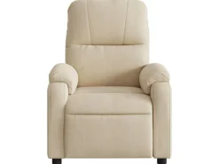 vidaXL Relaxsessel Elektrisch Creme Mikrofasergewebe Modell 4