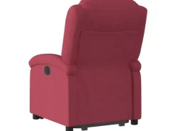 New vidaXL Relaxsessel mit Aufstehhilfe Elektrisch Weißrot Stoff Modell 7