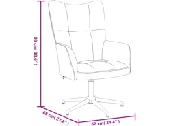 vidaXL Relaxsessel mit Hocker Samt 328134