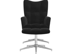 vidaXL Relaxsessel mit Hocker Samt 328134