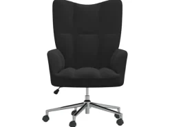 Clearance vidaXL Relaxsessel Schwarz Samt Modell 13