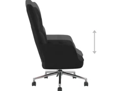 Clearance vidaXL Relaxsessel Schwarz Samt Modell 13