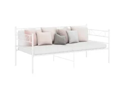 Sale vidaXL Schlafsofa Bettgestell Weiß Metall 90x200 cm650976