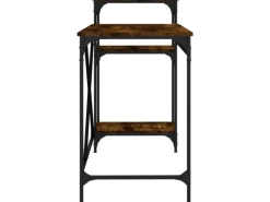 Hot vidaXL Schreibtisch mit Regal Räuchereiche 135x50x90 cm Holzwerkstoff 826711 Raucheiche