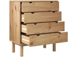 vidaXL Schubladenschrank OTTA 76,5x39,5x90 cm Massivholz