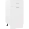 Outlet vidaXL Schubunterschrank Weiß 40x46x81,5 cm Holzwerkstoff