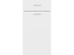 Outlet vidaXL Schubunterschrank Weiß 40x46x81,5 cm Holzwerkstoff
