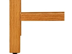 vidaXL Schuhregal mit 2 Etagen 100x27x40 cm Massivholz Eiche 331748