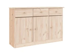 vidaXL Sideboard ALTA 112x35x73 cm Massivholz Kiefer 353937