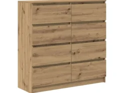 vidaXL Sideboard Artisan-Eiche 100x35x99 cm Holzwerkstoff 3328497