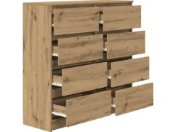 vidaXL Sideboard Artisan-Eiche 100x35x99 cm Holzwerkstoff 3328497