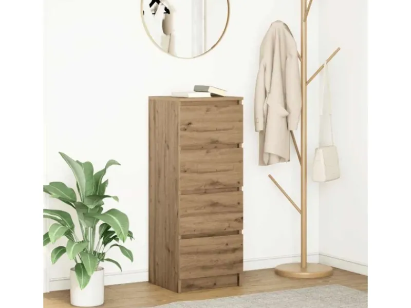 vidaXL Sideboard Artisan-Eiche 37,5x35x99 cm Holzwerkstoff 861705