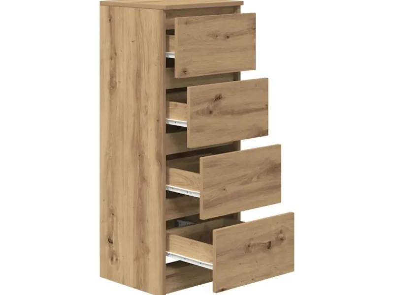 vidaXL Sideboard Artisan-Eiche 37,5x35x99 cm Holzwerkstoff 861705