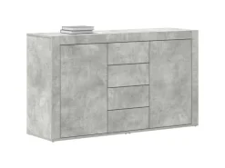 New vidaXL Sideboard 120 x 36 x 69 cm Holzwerkstoff 3333859 Betongrau