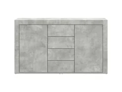 New vidaXL Sideboard 120 x 36 x 69 cm Holzwerkstoff 3333859 Betongrau