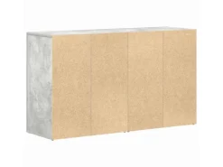 New vidaXL Sideboard 120 x 36 x 69 cm Holzwerkstoff 3333859 Betongrau