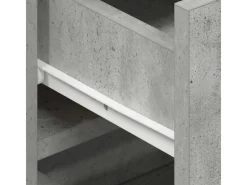 New vidaXL Sideboard 120 x 36 x 69 cm Holzwerkstoff 3333859 Betongrau