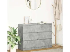 Clearance vidaXL Sideboard 100x35x76 cm Holzwerkstoff 3328501 Betongrau