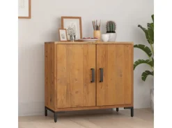 Discount vidaXL Sideboard 75x35x70 cm Massivholz Kiefer 349923 Braun