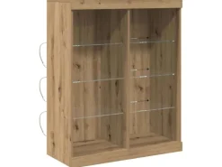 Online vidaXL Sideboard Eiche Handwerklich 41 x 37 x 100 cm Holzwerkstoff 863049 Artisan Eiche