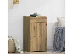 vidaXL Sideboard Eiche Handwerklich 50 x 42,5 x 93 cm Holzwerkstoff 868760